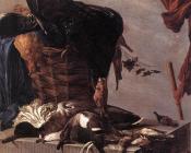 Still-Life with a Turkey - 萨洛蒙·凡·雷斯达尔